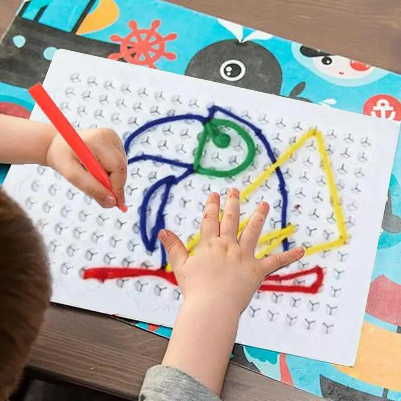 Colorful Threading Toy for Toddlers