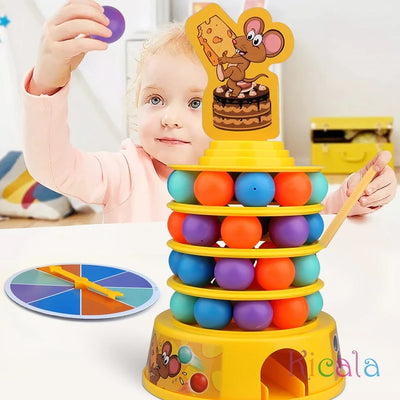 Mouse Balance Tower Stacking Game
