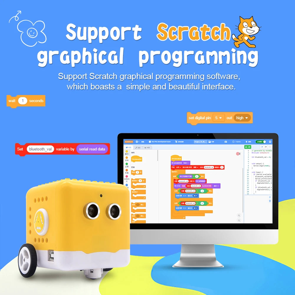 Kids DIY Robotics Set – Learn Coding with Graphical Tools