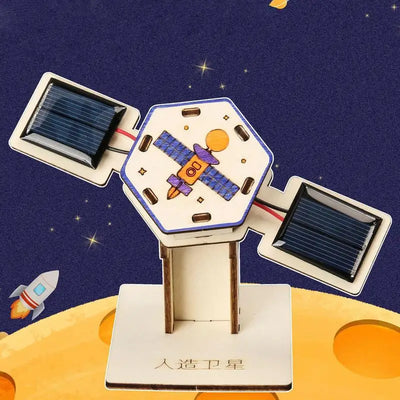 3D Solar Satellite Assembly Kit for School Projects