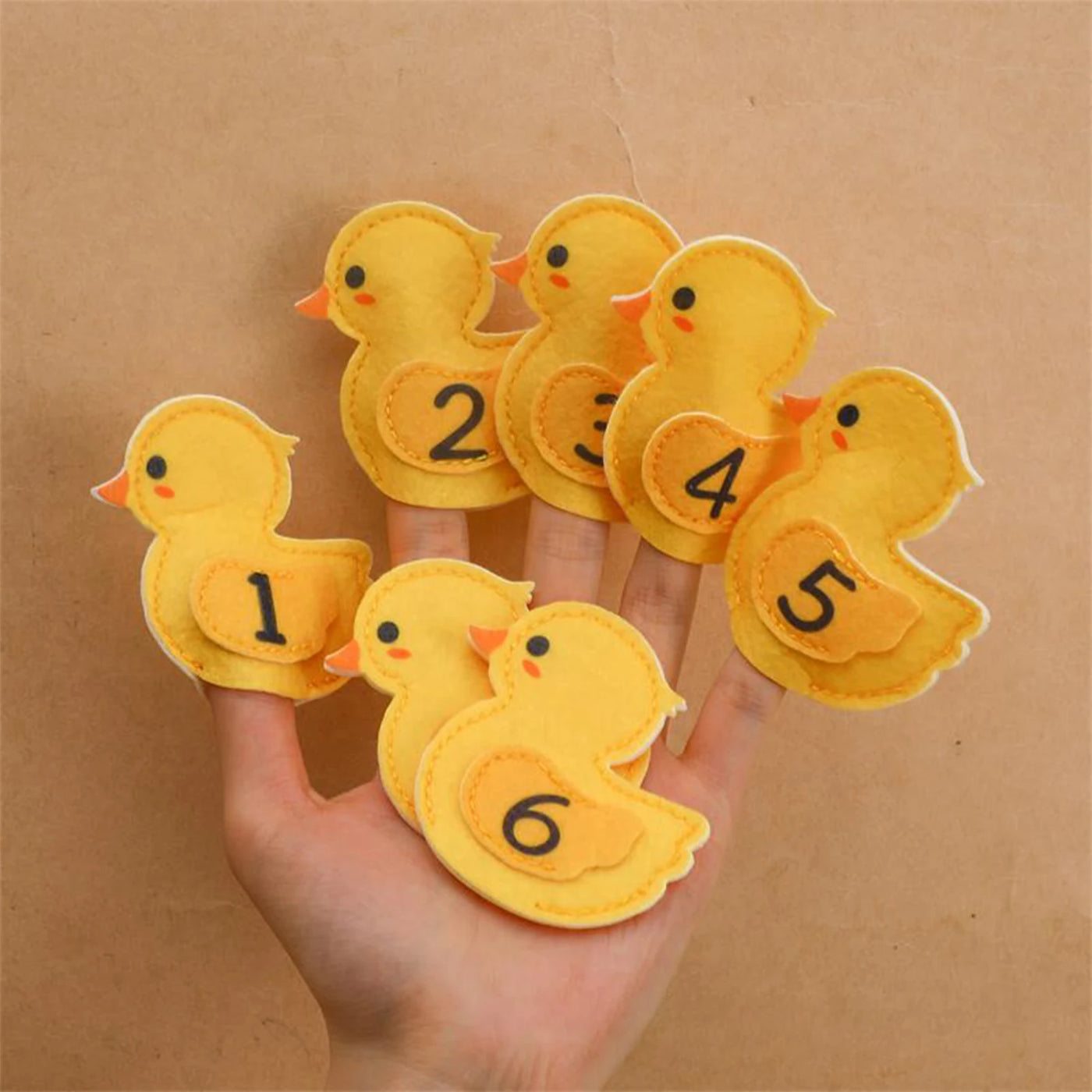 Duck Animal Puppets for Story Time and Math Play