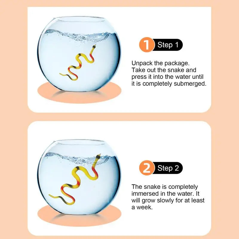 Expandable Water Growing Snake Toy
