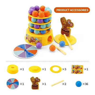 Mouse Balance Tower Stacking Game