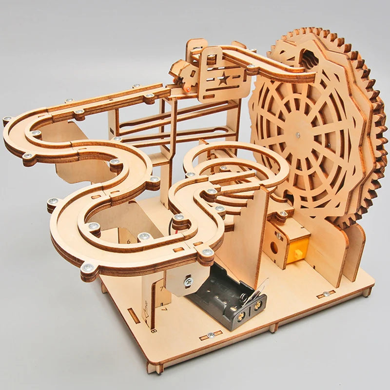 Wooden Tracking Balls Puzzle STEM Toy