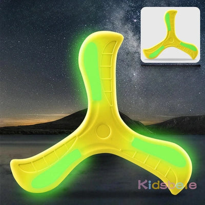 LED Light-Up Boomerang Flying Toy Set