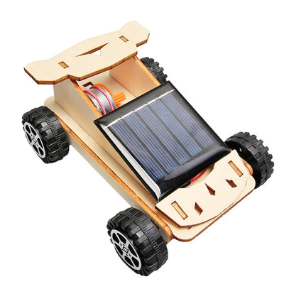 Wooden Solar Race Car Science Toy