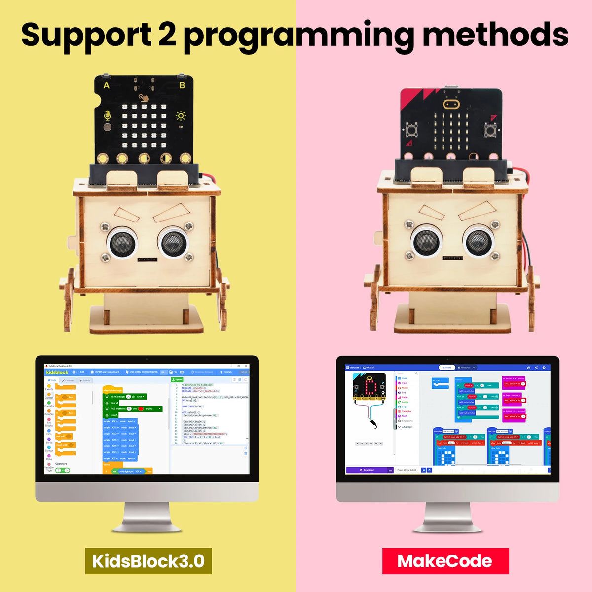 Micro:bit Distance Detection Robot Kit