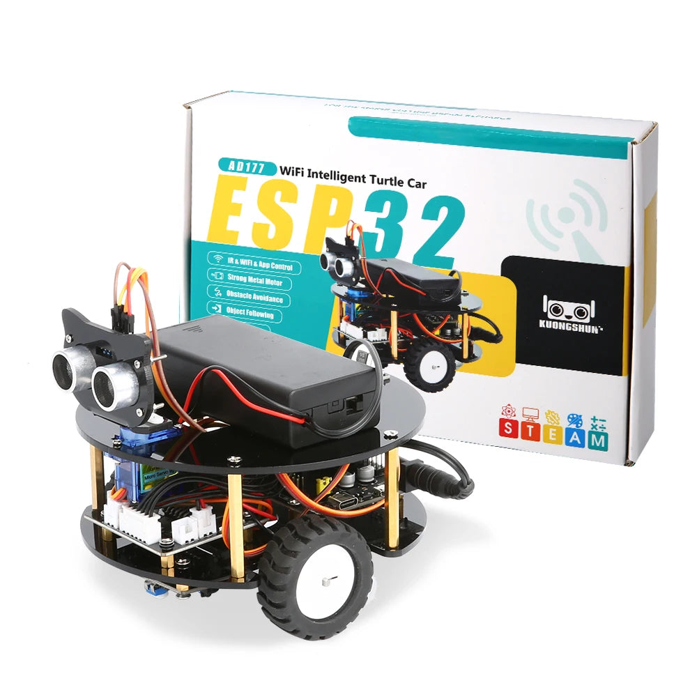 Programmable Turtle Robot Car Kit for STEM