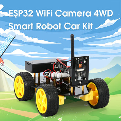 Smart 4WD Robot Car Kit with Camera and WiFi