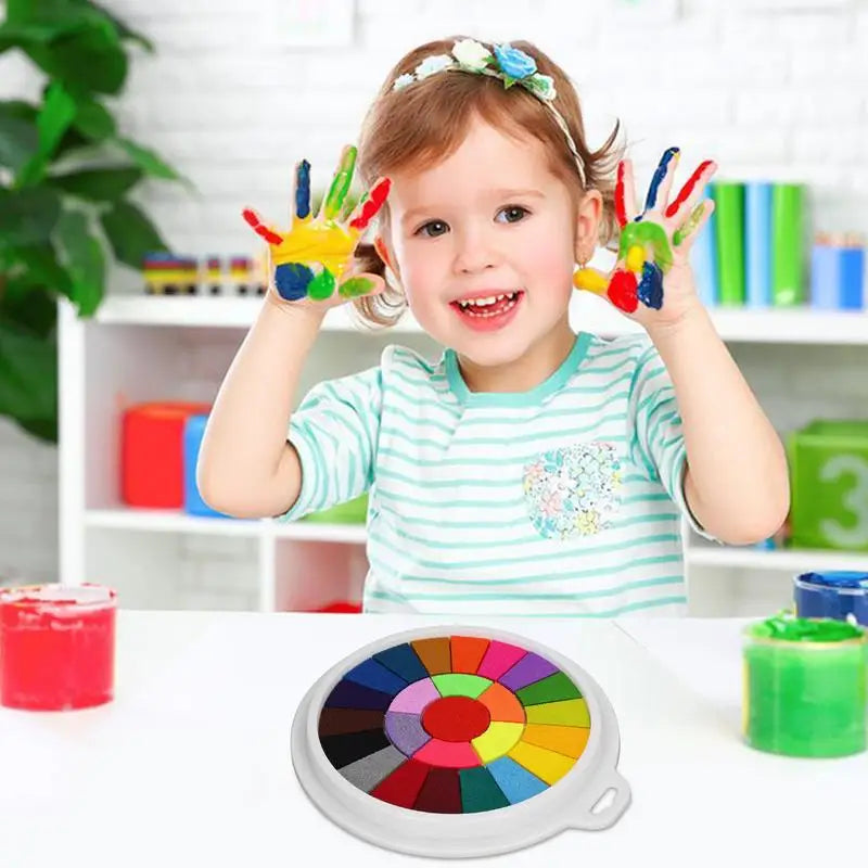 Finger Painting Pad with Educational Activities