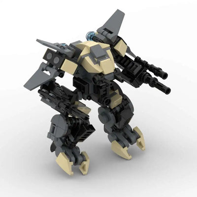 MOC Building Blocks Set Mecha Warrior