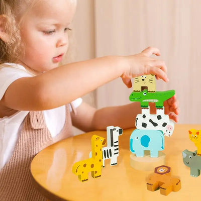 Animal Balance Stacking Blocks Set