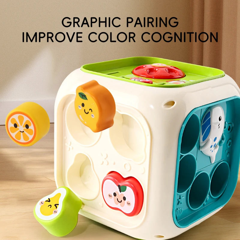 6 in 1 Montessori Baby Activity Cube