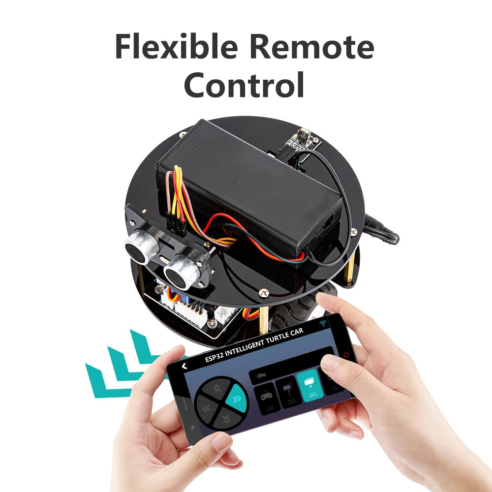 Programmable Turtle Robot Car Kit for STEM