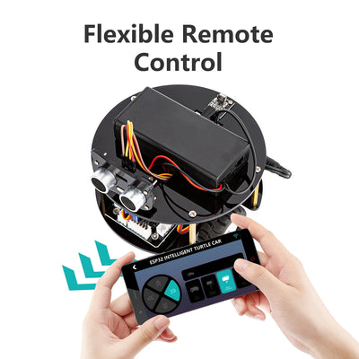 Programmable Turtle Robot Car Kit for STEM