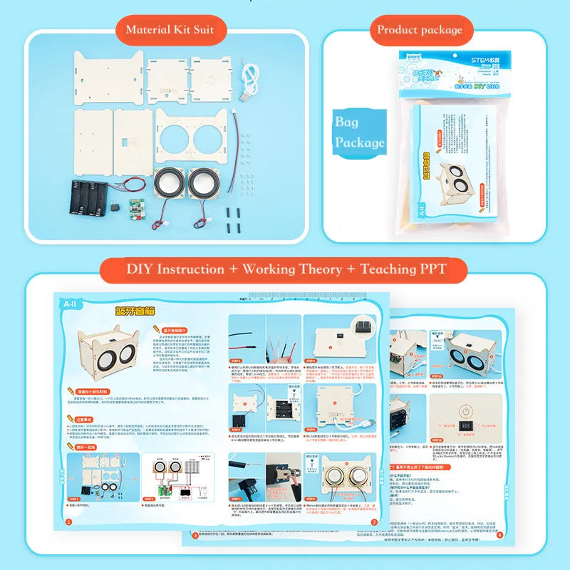DIY HiFi Voice Box Music Player Science Kit