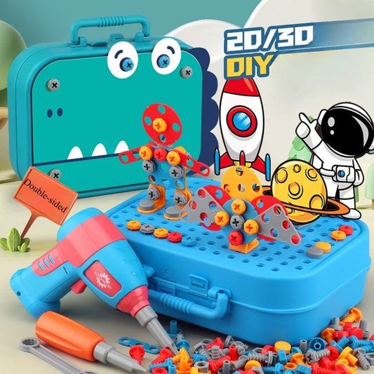 211-Piece Kids Pretend Repair Toolbox Set