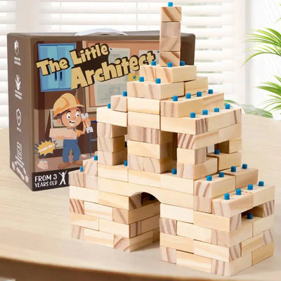 Wooden Stacking Construction Block Set