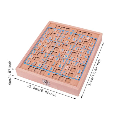 Wooden Sudoku Brain Game for Kids