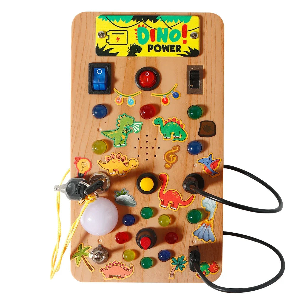 Montessori Sensory Board – Light Switch Activity Toy