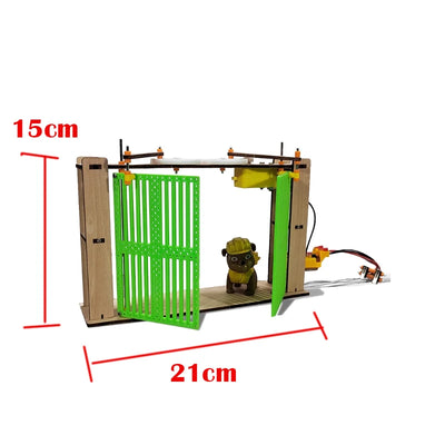 Electric Door Model DIY Physics Toy for Kids