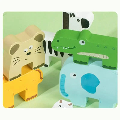 Animal Balance Stacking Blocks Set