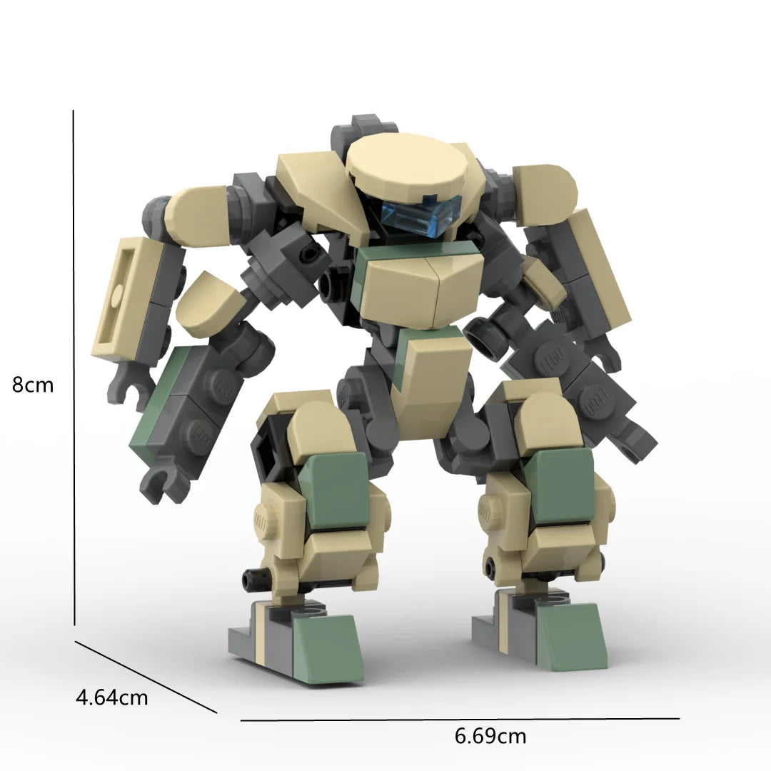 DIY Mecha Robot Action Figure Blocks