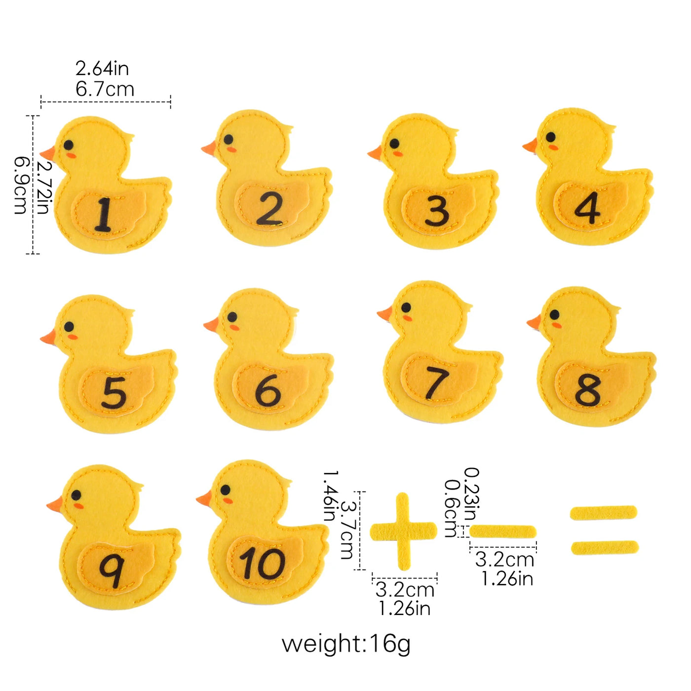 Duck Animal Puppets for Story Time and Math Play