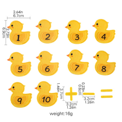 Duck Animal Puppets for Story Time and Math Play