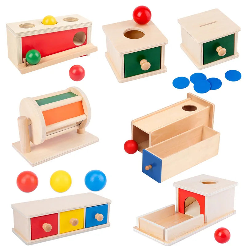 Montessori Colour-Matching Spinning Coin Box