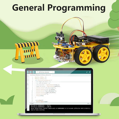 WiFi 4WD Smart Car Kit with ESP32