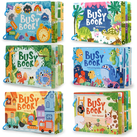 Montessori My First Quiet Book for Toddlers