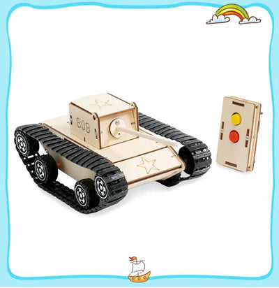 DIY Remote Control Tank Puzzle
