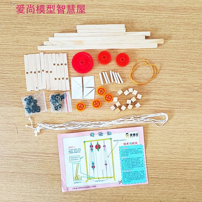 Wooden Pulley Block Physics Puzzle for Kids