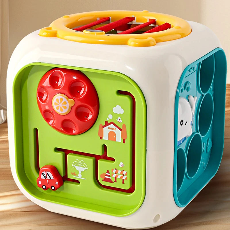 6 in 1 Montessori Baby Activity Cube