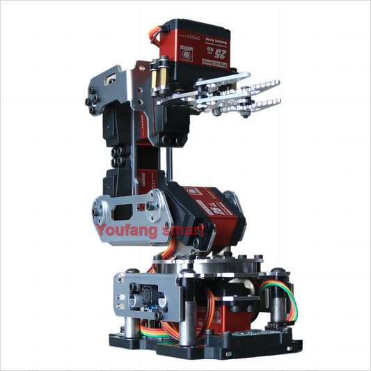 6DOF Programmable Robotic Arm Kit with Gripper for Arduino