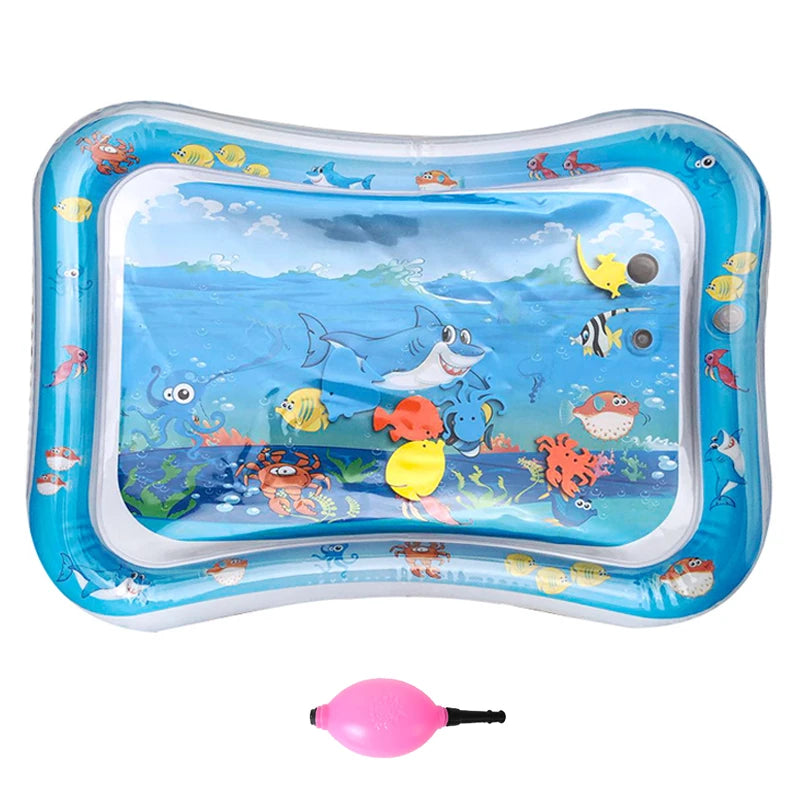 Inflatable Water Play Mat for Tummy Time Fun