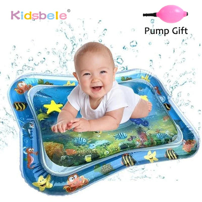 Inflatable Water Play Mat for Tummy Time Fun
