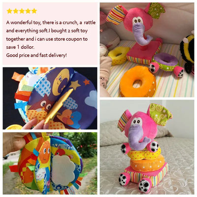Cloth Book Baby Learning Toy with Sounds