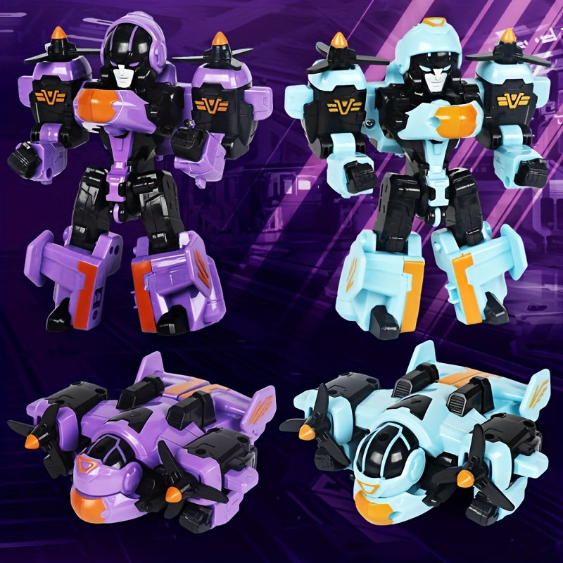 Transforming Robot Airplane Toy – Educational Assembly Gift