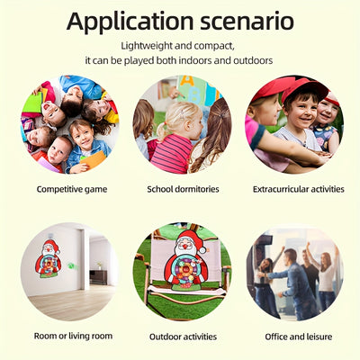 Santa Claus Target Game – Indoor/Outdoor Toss Toy for Kids & Family