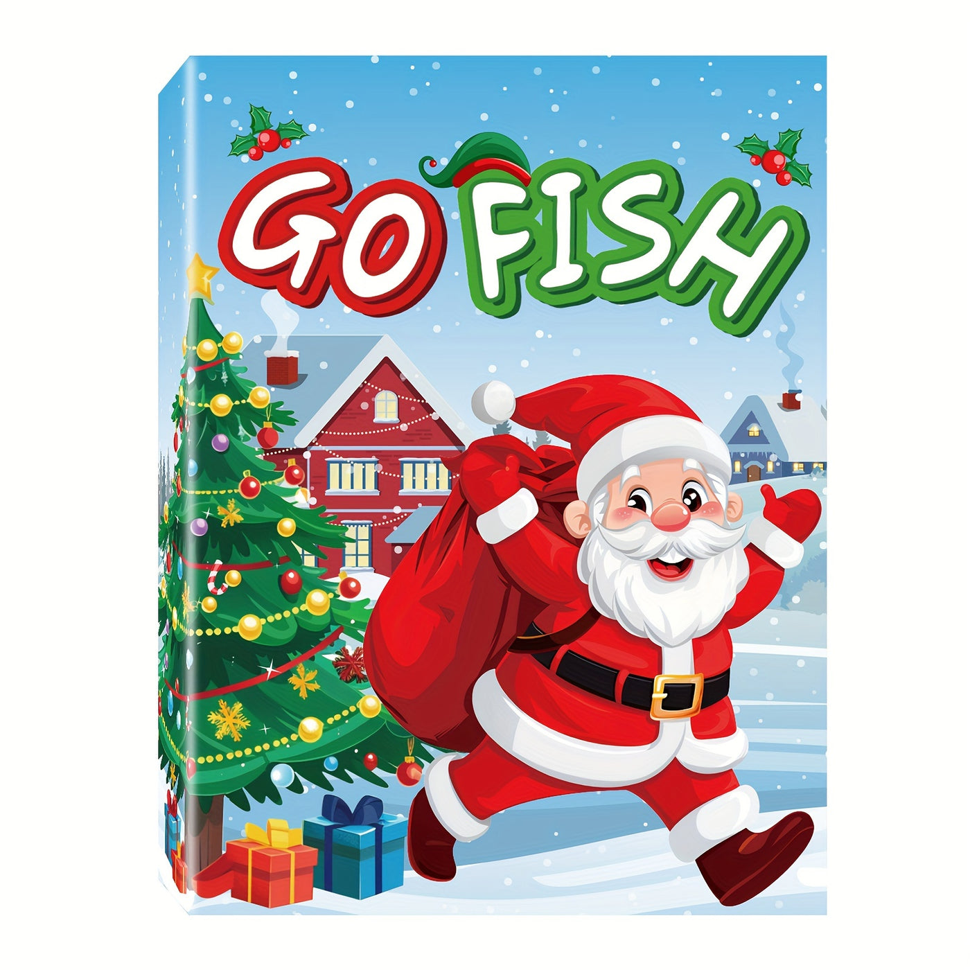Family Christmas Card Game – Interactive GO FISH Set for Gatherings