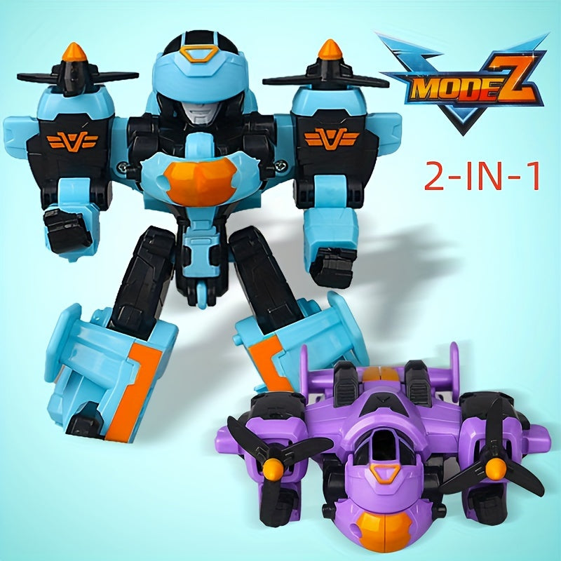 Transforming Robot Airplane Toy – Educational Assembly Gift