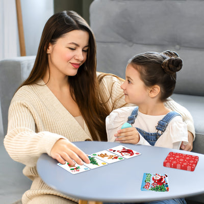 Family Christmas Card Game – Interactive GO FISH Set for Gatherings