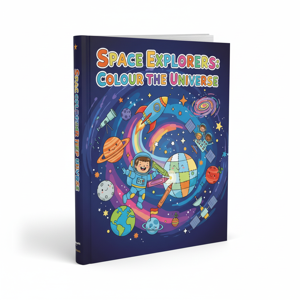 Space Explorers: Colour the Universe Colouring Book – STEMology